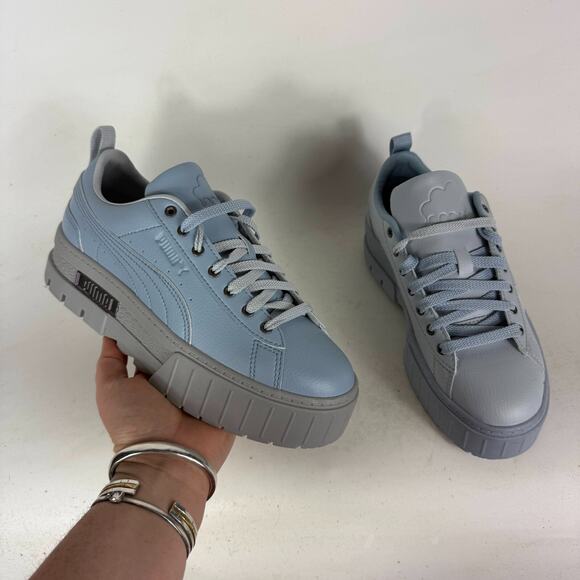 Puma Mayze x Dixie D'Amelio Platform Sneakers Women's 8 Blue Lace-Up Low Top - Picture 1 of 10